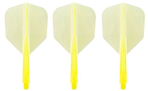 Condor Zero Stress Flight System | Small Size | Dart Flights | Multiple Sizes | Multiple Colours (Clear Yellow, Short)