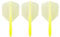Condor Zero Stress Flight System | Small Size | Dart Flights | Multiple Sizes | Multiple Colours (Clear Yellow, Short)