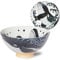 Minorutouki Mino-yaki Japanese Ceramic Rice Bowl Whale Blue (12.5×6.5cm Large Size) Japan Import 754213