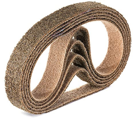 Score Abrasives Pro Line Lot de 5 bandes de ponçage non tissées 40 x 760 mm Grain au choix, Vlies
