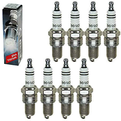 8x BOSCH WR7DC+ 0242235663 Zündkerze für PORSCHE 928 4.7 S 5.0 S / GT 5.4 GTS