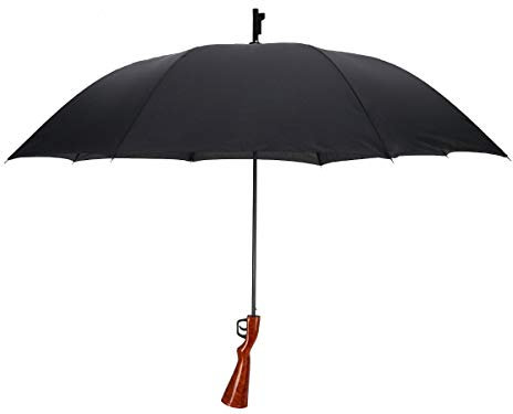 Gewehr Regenschirm in Karabiner - Form, 120cm, Schwarz