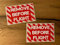 24/7stickers #520 2X Remove Before Flight Aufkleber je 10x6,5cm Auto Tuning Flugzeug Modellbau Hubschrauber Turbine Oldschool Vintage Retro Racing
