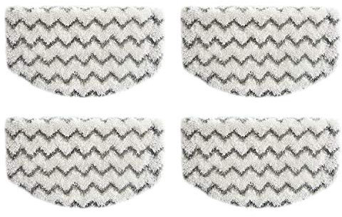 4 Pack Steam Mop Replacement Pads Compatible with Bissell Powerfresh Steam Mop 1940 1806 1544 1440 2075A 2685A Series, Part # 5938 & 203-2633, 1606668 & 1606669