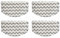 4 Pack Steam Mop Replacement Pads Compatible with Bissell Powerfresh Steam Mop 1940 1806 1544 1440 2075A 2685A Series, Part # 5938 & 203-2633, 1606668 & 1606669