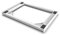 Meliconi Base Torre Slim Kit di Sovrapposizione in tecnopolimero per lavatrice e asciugatrice SLIM, Bianco