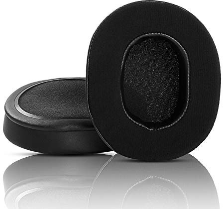 YunYiYi Ersatz-Ohrpolster, kompatibel mit Audio Technica M40X, M50XBT ATH-M50x, M50, M40 Kopfhörer (dünn, 25 mm)