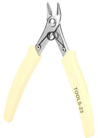 5 Inch Diagonal Cutting Pliers Mini Stainless Steel Wire Cable Diagonal Pliers Side Cutting Pliers Cutter Anti-Skid Handle Nippers Shear