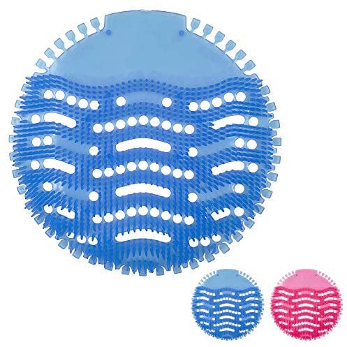 Urinal Screen Splash Mats, Scented Toilet Deodorizer and Urinal Splash Guards for Men’s Toilet (Urinal Screen Ocean Mist Blue, SINGLE)