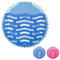 Urinal Screen Splash Mats, Scented Toilet Deodorizer and Urinal Splash Guards for Men’s Toilet (Urinal Screen Ocean Mist Blue, SINGLE)