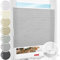 Schuette® Plissee ohne Bohren ● Dolomite Kollektion: Storm Gray (Grau) ● 115x120cm (Breite x Höhe) ● Suprafix Faltrollo X Klemmfix Rollo ● Blitzschnelle Montage inkl. Video