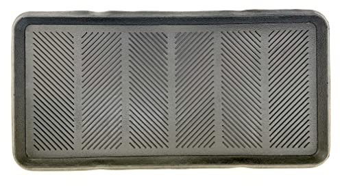 PROGOM - Bandeja para zapatos - Alfombra escurridor de goma - 80 x 40 x 3 cm