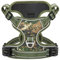 HEELE Hundegeschirr, Hundegeschirr Mittelgroße Hunde Hundegeschirr Camouflage Gepolstert No Pull Geschirr Hund mit Griff Verstellbare Reflektierende, Camouflage Grün, M