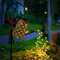 Fohil Solar Luces para Jardín con Cadena de Luces Regadera Solar Luces Decorativas Diseño de Estrellas Jardín Arte Luz LED para Camino Patio Césped Navidad Decoración