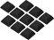 PATIKIL 1U Blank Keycaps, 10 Pack Universal PBT Keyboard Replacement Accessories for MX Mechanical Keyboard, Black