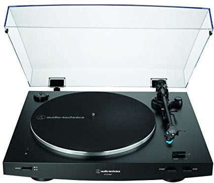 Audio Technica AT-LP3XBT-BK Bluetooth Turntable Belt Drive Fully Automatic 33/45 (Black)