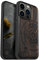 Carveit Handyhülle für iPhone 14 Pro Holz Cover kompatibel MagSafe mit Massivholz für Apple 14Pro Stoßfeste Stoßstange Weich TPU hulle（Dunklesholz-Der Kompass vor Kanagawa Waves）