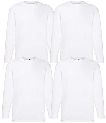 Fruit of the Loom Men's Valueweight Long Sleeve Sports Top, 3XL