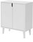 Panana Sideboard Storage Cabinet with Doors Shelf kitchen Wooden Cupboard for Dining Room (White)