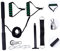 Toyvian 1 Satz Fitness-kit Fitness Arm Trainer Widerstandsbänder Eingestellt Armkrafttrainingsgerät Fitness-riemenscheiben-Set Kabelgriffe Im Fitnessstudio Metall Selbstgemacht Fitnessband