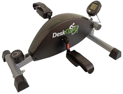 DeskCycle 2 Neu höhenverstellbar - wie unser DeskCycle bietet Premium-Low-Profile-Design-Mini-Heimtrainer für EIN belebendes Work-Workout, Glatter, flüsterleiser Magnetwiderstand. Schwarz