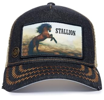 Goorin Bros. Unisex Western-Themed Rodeo Collection verstellbare Trucker-Mütze, Modellnummer: 5741110n (Hengst), Einheitsgr??e