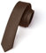 Enlision Krawatte Braun Schmal Seide Krawatten für Herren Einfarbig Schlips Herren Hochzeit Party Krawatte 4cm Formelle Elegante Business