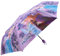Regenschirm faltbar Kinder Frozen Disney Gestell Fiberglas 8 Speichen Taschenschirm, violett
