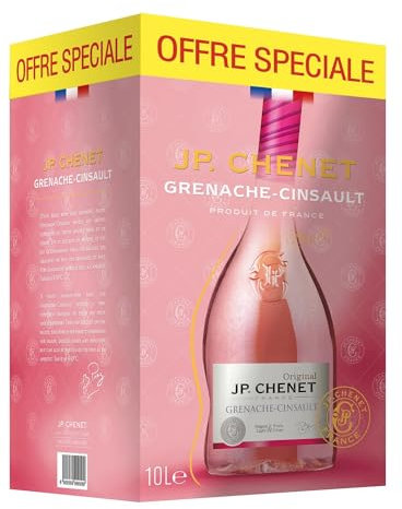 JP Chenet - Original Grenache Cinsault Vin Rosé - Bag in Box 10l (1 x 10 L)