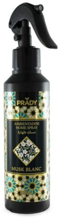 Prady - Spray d'Ambiance Arabe Musk Blanc Tahara - 220 ml - Parfum Élégant et Rafraîchissant