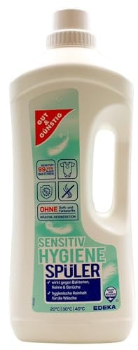 Gut & Günstig sensitiv Hygiene Spüler Weichspüler, 8er Pack (8 x 1.5 l)