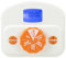 PNI Bewässerungsprogrammierer WT09, LCD-Display, automatische und manuelle Bewässerung, Einstellung von Uhrzeit, Dauer und Tagen der Bewässerung, weiß orange