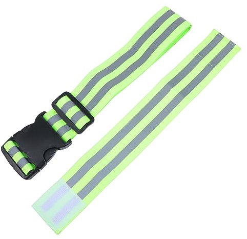 MOBUTOFU 2stücke Verstellbare Reflektierende Sicherheitsarmbänder Für Nachtläufe Und Radfahren Hochsichtbare Sportgurtbänder Mit Elastischem Design Für Outdoor-aktivitäten