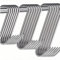 QILEMI Ganchos para Carne de Acero Inoxidable 30 PCS Ganchos para Ahumar 121 mm/142 mm/173 mm Ganchos de Carnicería Forma de S Ganchos de Carne de Acero Inoxidable Adecuado para carnes y parrillas