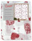 Coppia TENDINA a vetro Cuore Rosso larga cm. 60 da Finestra e da Porta - COPPIA (2 TELI) CM. 60X240