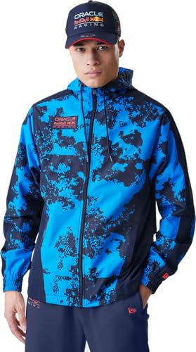 New Era Oracle Red Bull Racing F1 Team Official Formula 1 Windbreaker Jacket Blue