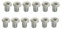 ZAHARA bottom case laptop screws for Razer Blade 14 SERIES 15 SERIES 17 SERIES 18 SERIES laptop screws(12PCS)