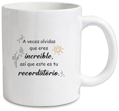 Tamnioa Regalo Motivacion Tazas Originales Para Regalar Regalos Amiga Regalos Para Mama CompañEros Hermana Hija Regalo Dia De La Madre Frases Motivadoras - 330 Ml Taza De Cafe CeráMica CumpleañOs