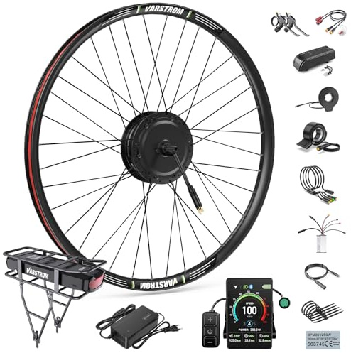 BAFANG 48V 500W Kit di Conversione Bici Elettrica - G020 26 28 29 700C 20 Motore Anteriore Hub con Display Batteria Opzionale & Controller Brushless per City, Strada e Mountain Bike Bicicletta