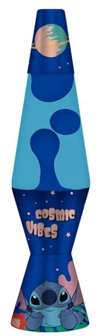 WONDEE Disney Lava Stitch Lamp, [5 Modelle] Hypnotische und stressabbauende Raumdekoration, Original Lava Lamp Kinder mit Ihrem Lieblingsfigur, Stitch Geschenk für Mädchen und Erwachsene