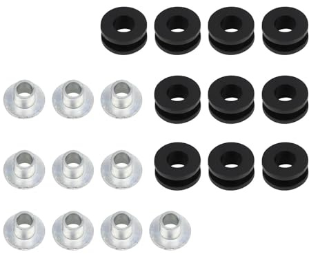 Vis de Pare-Brise de Moto Kit De Visserie pour Carénage De Moto pour Yamaha YZF R1 R6 R6s 600R 750R 1000R Inclut Œillets en Caoutchouc Boulons Vis De Bulle Rondelles