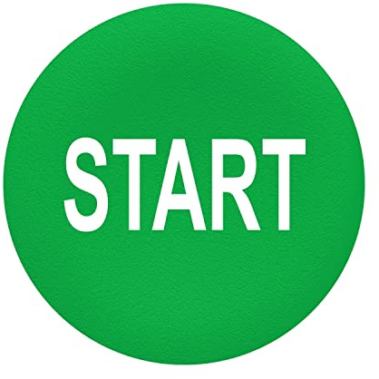 Schneider ZBA333 Tastensch, grün, Beschrif. Start, weiß, für Frontelem. rund, Flach Druckt