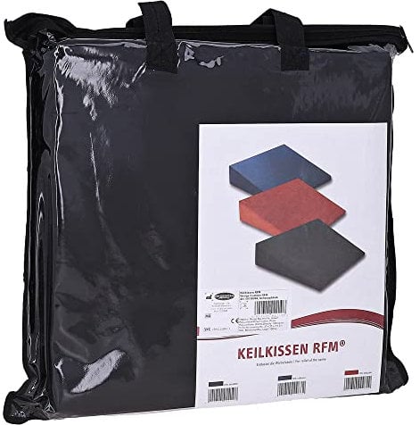 Rehaforum Keilkissen 37 x 37 x 7/1 cm schwarz 30 Grad