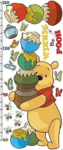 RoomMates - Wandtattoo - DISNEY Winnie Pooh Messlatte - RMK1501GC