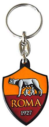 Giemme articles promotionnels-Porte clés Métal Émaillé Roma produit officiel Idée cadeau