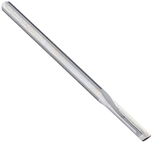 Karnasch 291661030010060 Fresá De Mango De Puntá Únicá De Metal Duro Y Macizo, Espiral Á Recto Con Corte Á Derechas, 3Mm Diámetro De Corte, 10Mm