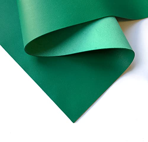 Echtes natürliches hellgrünes Leder: Echtes grünes Lammfell-Lederblatt zum Basteln, Nähen und für personalisierte Lederprojekte (üppige Wiese, 45 x 60 cm)