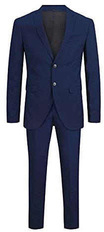JACK & JONES JPRFRANCO SUIT NOOS, Traje para Hombre, Medieval Blue Fit:SUPER SLIM FIT, 56