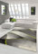 Teppich-Traum moderner Wohnzimmer Teppich Wellen Design in grün grau anthrazit - pflegeleicht Größe 120x170 cm