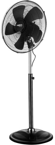 Werkstattbodenventilator 100W, Durchmesser 45cm, 3 Geschwindigkeiten, Oszillation